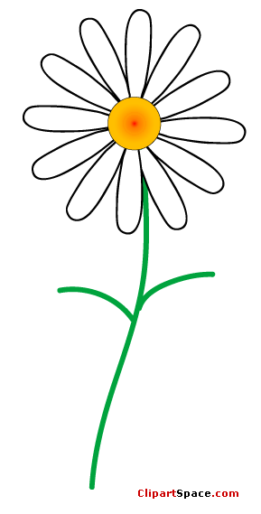 clip art free daisy flower - photo #22